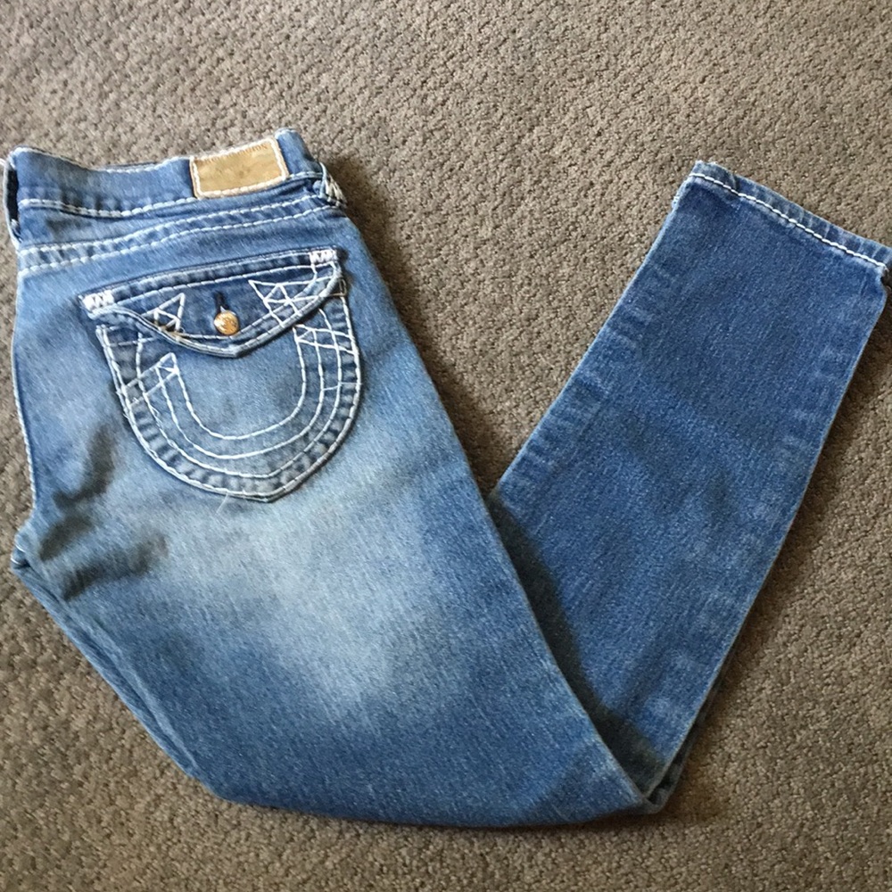 True religion skinny jeans 31 Bobby super t